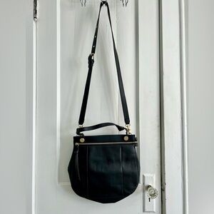 Foley + Corinna Black Crossbody Convertible Rebel Satchel NWOT
